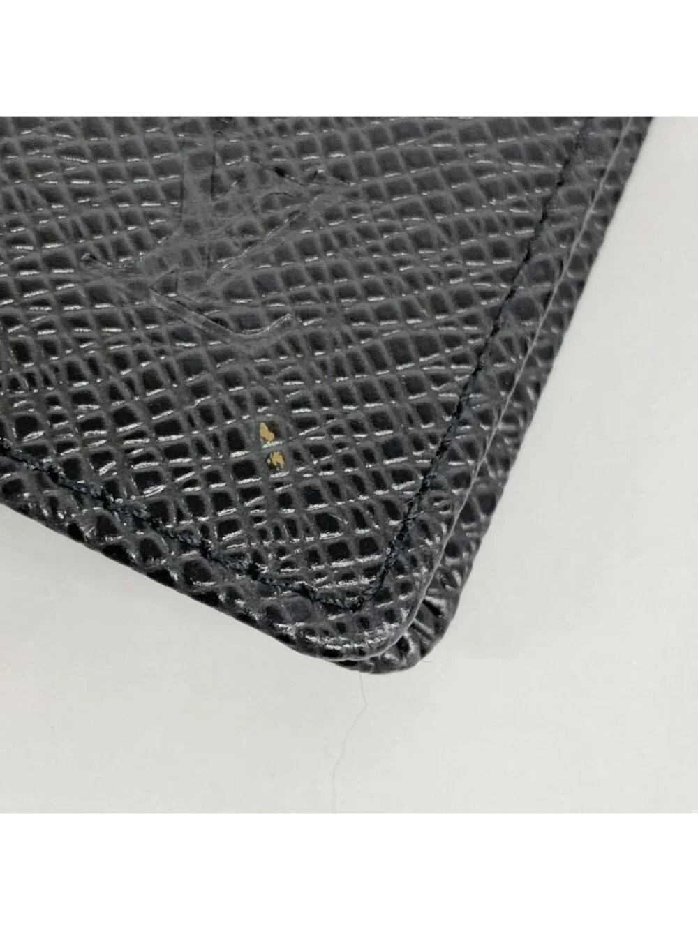 Louis Vuitton Card Case Taiga Porte 2 Cult Vertical Ardoise